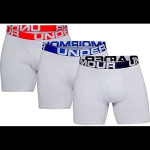 3/$29 UA 3-Pack Boxerjock Boxer Briefs Grey Under
